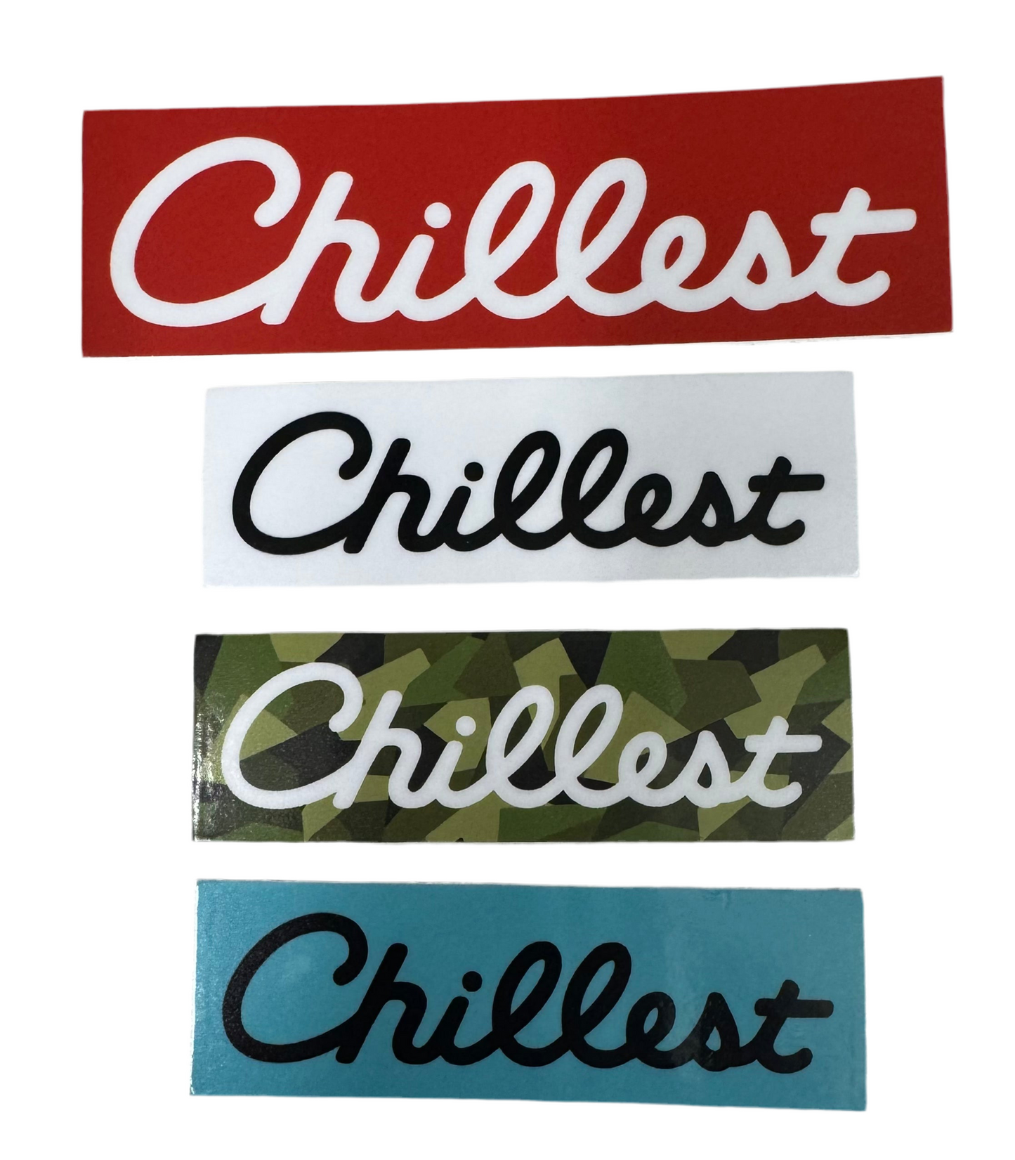 Chillest Supreme Sticker Pack (variety pack of 4)