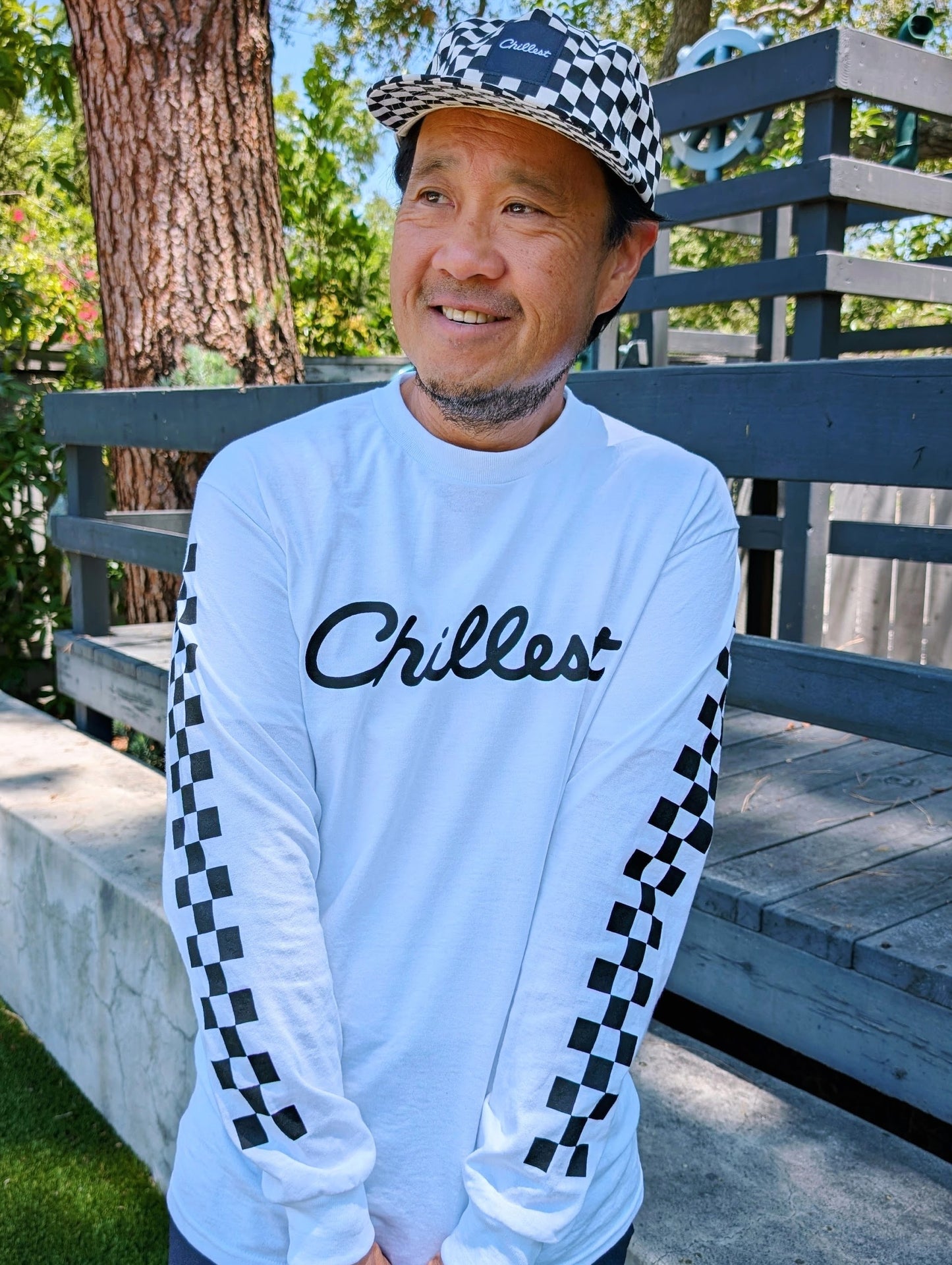 Chillest Long Sleeved T-Shirt (White) - Chillest Summer Collection
