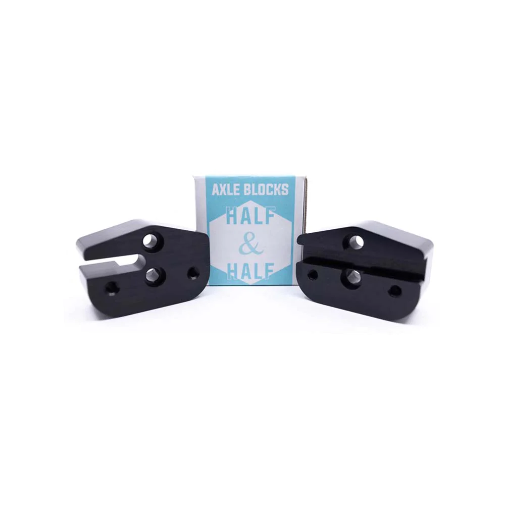 Half & Half Axle Blocks (Lift/Lower Kit) for Onewheel XR