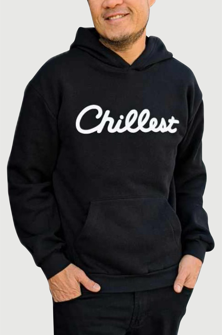 Chillest Hoodie (Classic Black) - Quiet Steeze Collection