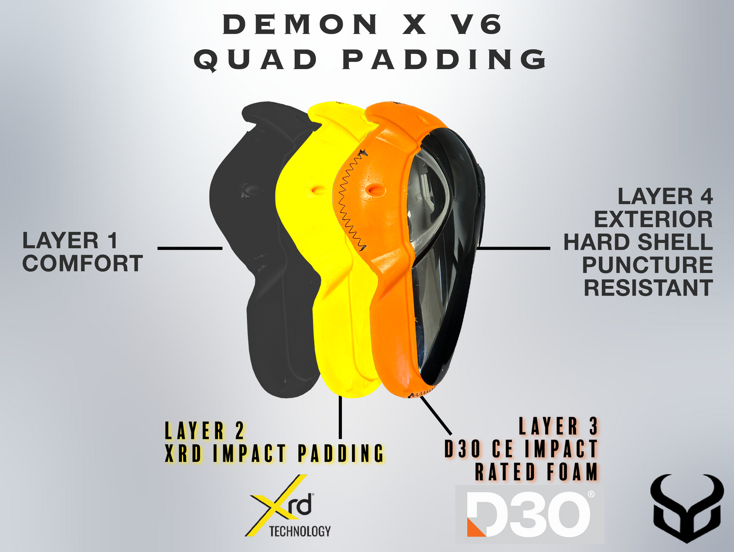Demon Hyper Knee X V5 D3O